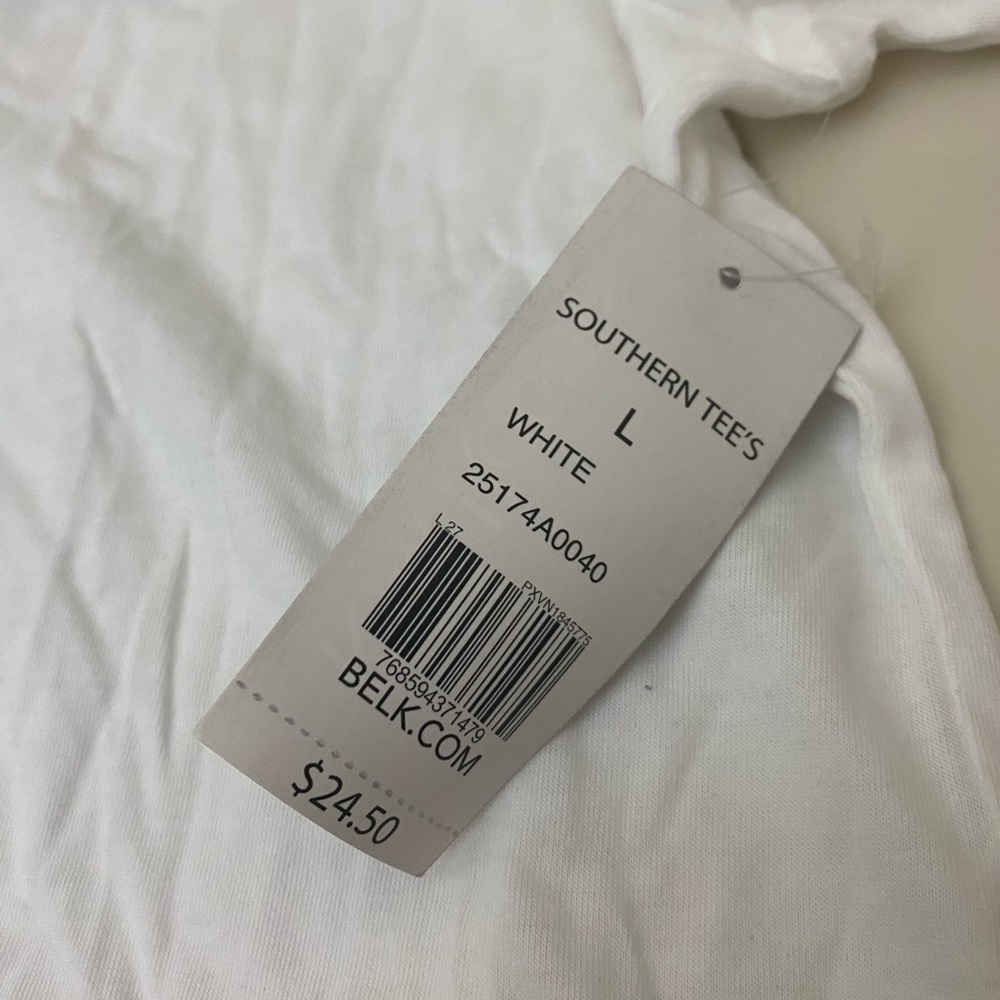 🦚2/$40 Kim Rogers Southern Tee’s “The Sweet Life” White size: Large NWT - Picture 3 of 5